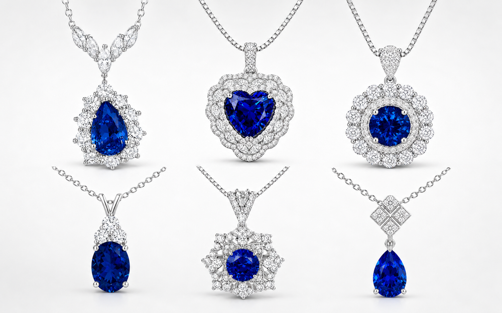 From Ocean to Starlight: 6 Blue Sapphire Necklace Styles and Their Meanings