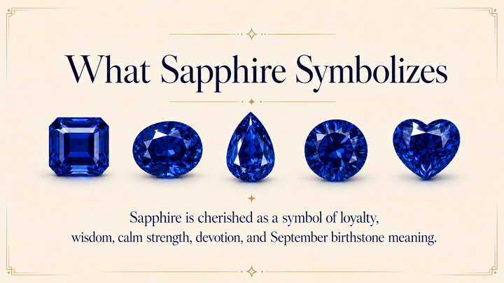 Sapphire Ring Gift for Her: Meaning & Starburst Ring Under $150