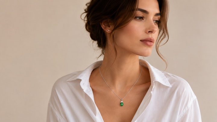 How to Style a Gemstone Necklace: Color, Outfits, Necklines & Chain Length