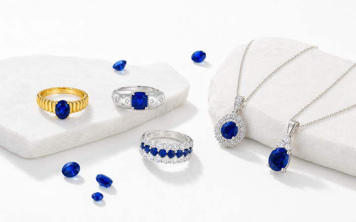 Best September Birthstone Gifts for Her: Sapphire Rings & Necklaces