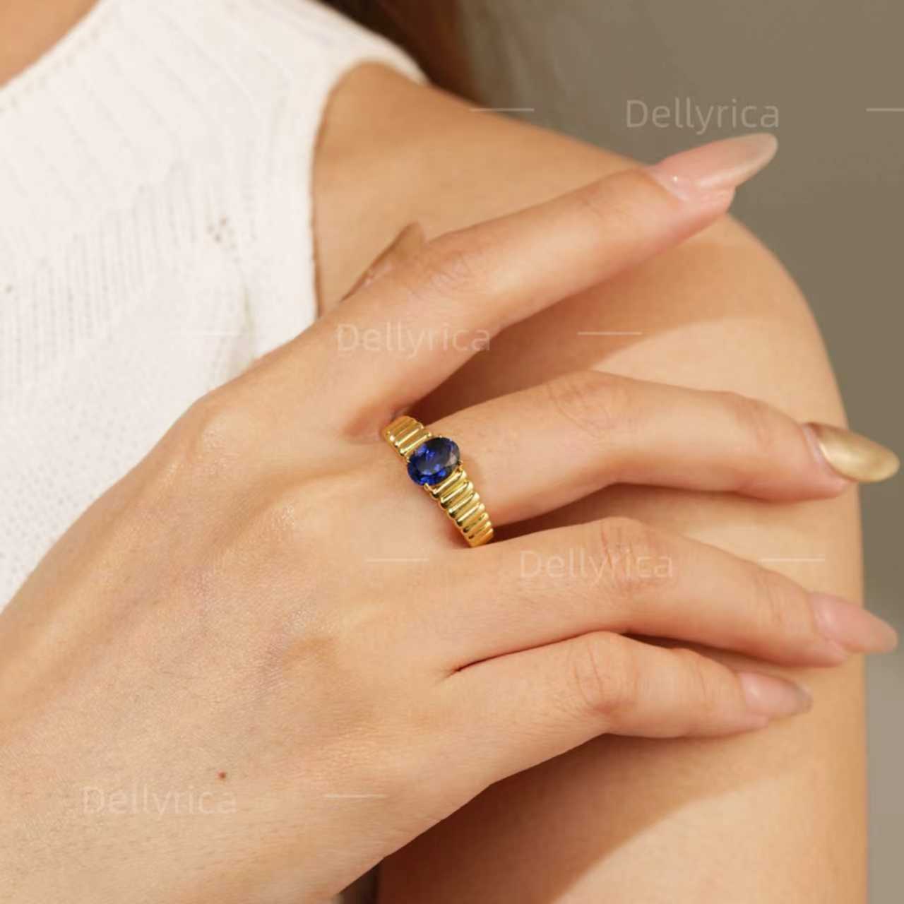 Sapphire Engagement Ring