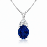 Starlit Garden Sapphire Necklace