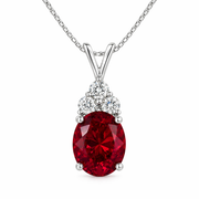 Starlit Garden Ruby Necklace