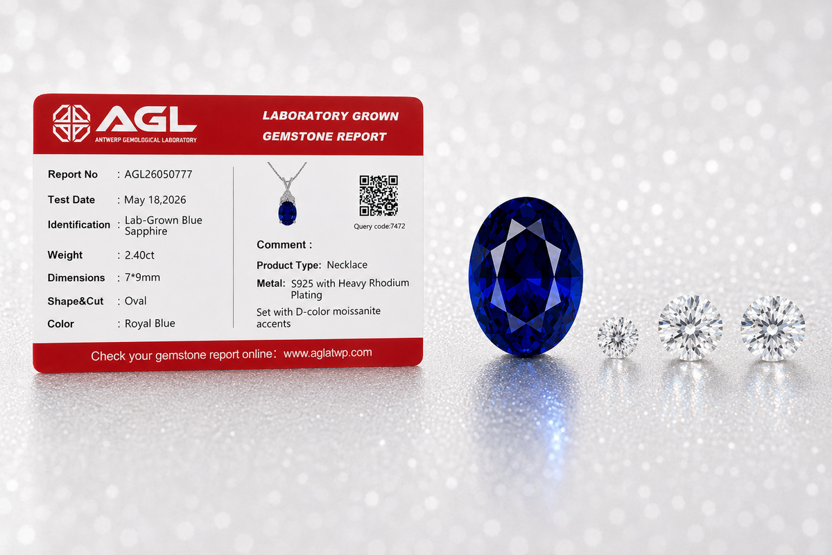 Certified Lab-Grown Gemstones · Rich Color. Brilliant Fire