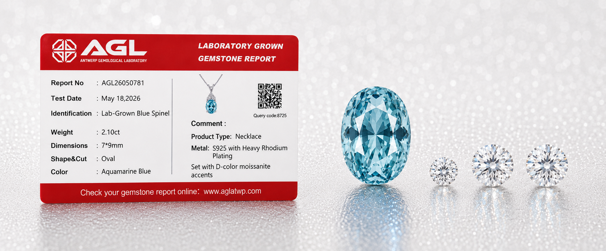 Certified Lab-Grown Gemstones · Rich Color. Brilliant Fire